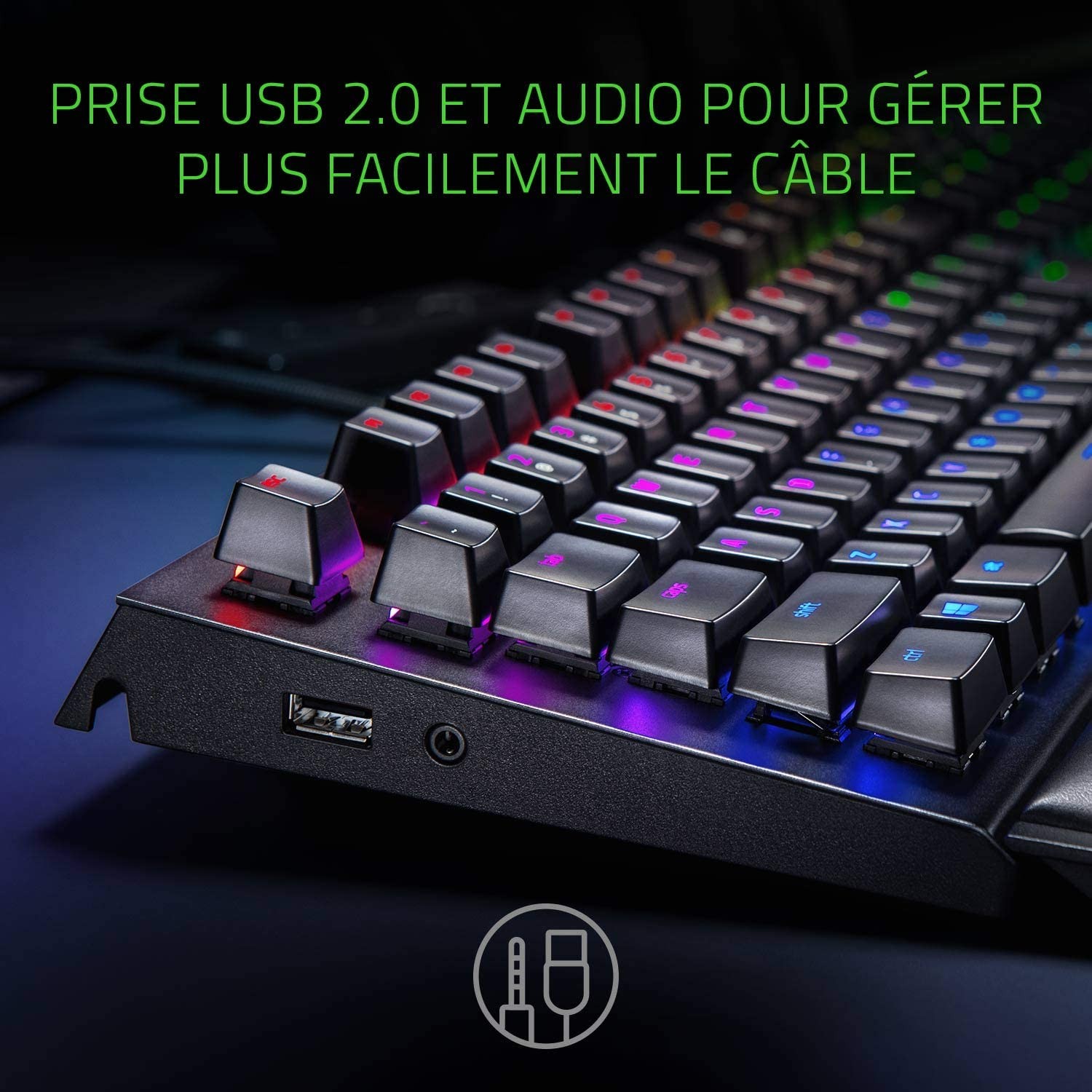 Razer Blackwindow Elite Keyboard and Desktop
